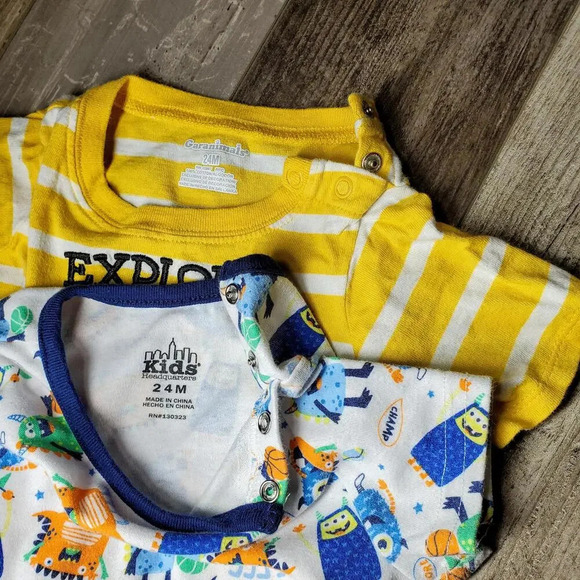Toddler Boy Casual Bodysuit Top Bundle Size 24m NWOT - Picture 14 of 15